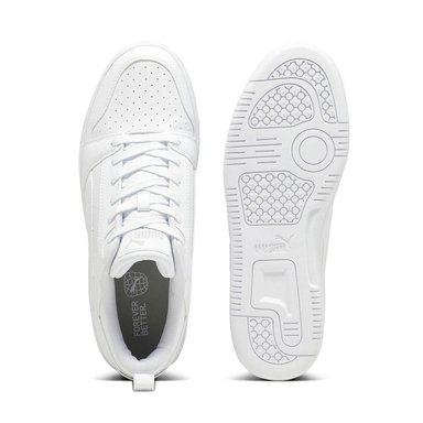 ZAPATILLAS HOMBRE PUMA BLANCO REBOUND V6 392328-03 CUERO - 4
