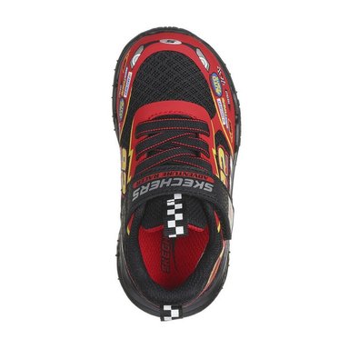 SKECHERS ZAPATILLA DE NIÑO 402303N-BKRD - 4