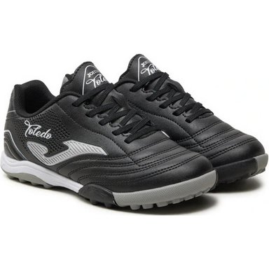 ZAPATILLAS NIÑOS JOMA FUTBOL PASTO SINTÉTICO NEGRO TURF JUNIOR CUERO TOJW2401TF - 2