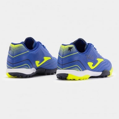ZAPATILLAS NIÑOS JOMA FUTBOL PASTO SINTÉTICO AZUL TURF JUNIOR CUERO TOJW2404TF - 4