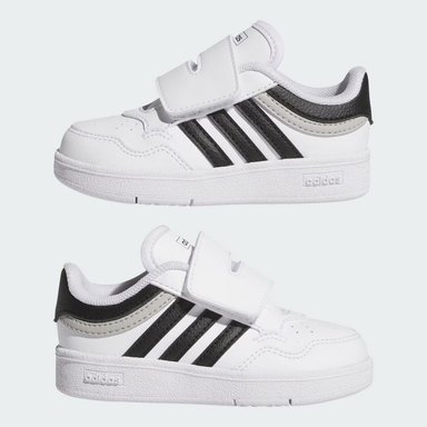ZAPATILLAS NIÑO ADIDAS BLANCO HOOPS 4.0 JI3486 CUERO - 4