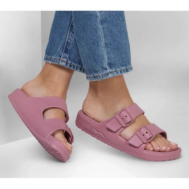 SANDALIAS MUJER SKECHERS MORADO ARCH FIT CALI 111590-MVE - 6