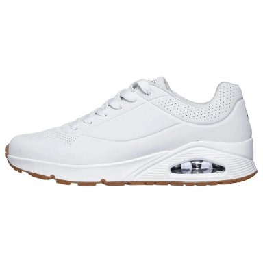 ZAPATILLAS SKECHERS UNO - STAND 52458-WHT MUJER - 3