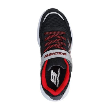 ZAPATILLAS SKECHERS MICROSPEC TREAD 404115L-BKSR NIÑOS - 4
