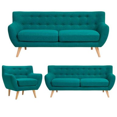 JUEGO SALA MALLHOGAR MONTANA 3-2-1 CUERPOS ASIENTOS FIJOS