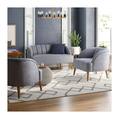 JUEGO SALA MALLHOGAR SHELL 2-1-1 CUERPOS ASIENTOS FIJOS