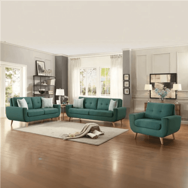 JUEGO SALA MALLHOGAR MICAELA 3-2-1 CUERPOS ASIENTOS FIJOS