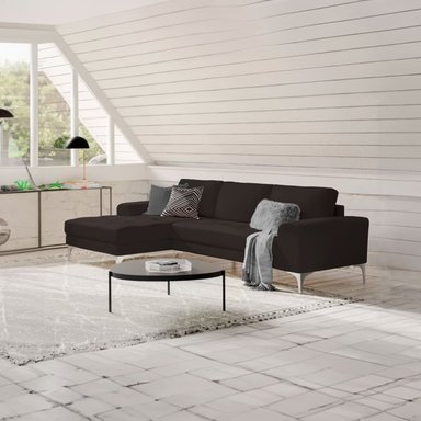 SECCIONAL MALLHOGAR IVANNA CHOCOLATE IZQUIERDO