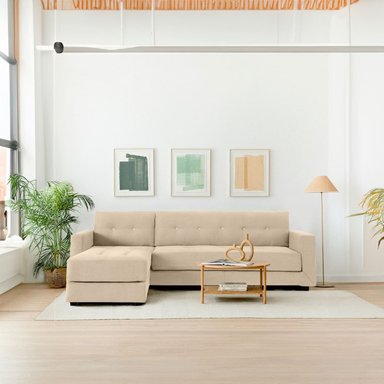 SECCIONAL RUSIA IZQUIERDO BEIGE CLARO