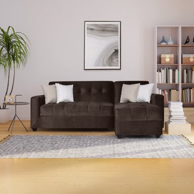 SECCIONAL MALLHOGAR RUSIA CHOCOLATE DERECHO