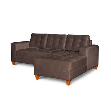 SECCIONAL MALLHOGAR SIENA DERECHO CHOCOLATE