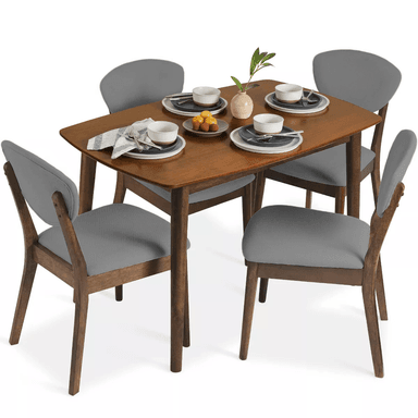 JUEGO DE COMEDOR MALLHOGAR JAZMÍN 4 SILLAS