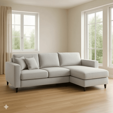 SECCIONAL MALLHOGAR EMMA DERECHO GRIS PLATA