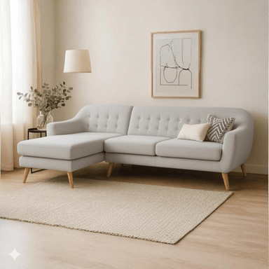 SECCIONAL MALLHOGAR LUCIA IZQUIERDO GRIS PLATA