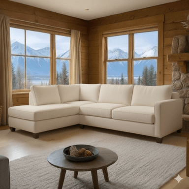 SECCIONAL MALLHOGAR NOVA IZQUIERDO BEIGE CLARO