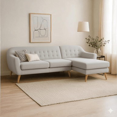 SECCIONAL MALLHOGAR LUCIA DERECHO GRIS PLATA