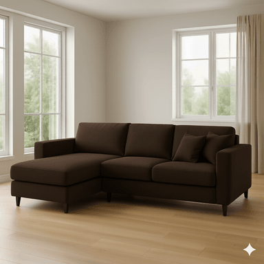 SECCIONAL MALLHOGAR EMMA IZQUIERDO CHOCOLATE