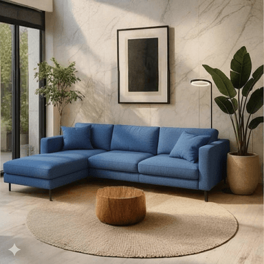 SECCIONAL MALLHOGAR ALESSIA IZQUIERDO AZUL