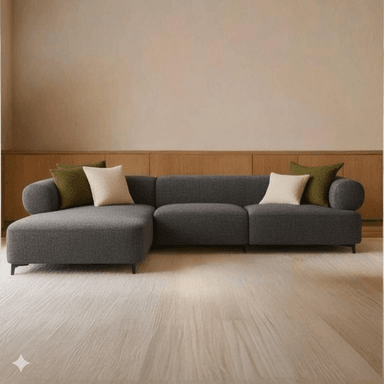 SECCIONAL MALLHOGAR NUVIA IZQUIERDO GRIS OSCURO