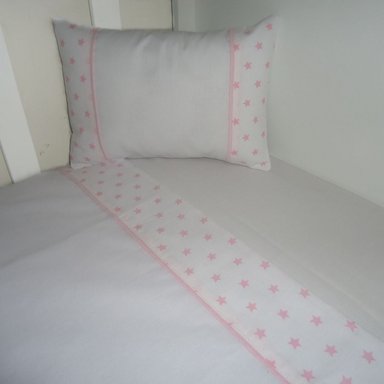 SÁBANAS BABYTU ALGODÓN BLANCO CUNA JUEGO 3 PIEZAS