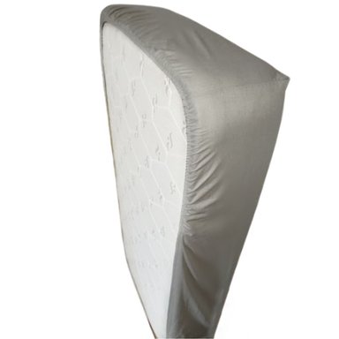 SABANAS BAJERAS AJUSTABLES TALLA 2 PLAZAS COLOR PLOMO PACK ( 2 UND )