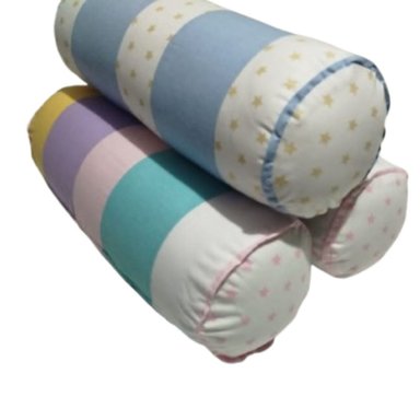 COJINES TUBULARES PARA CUNA DISEÑOS VARIADOS TRIPACK (3 UND)