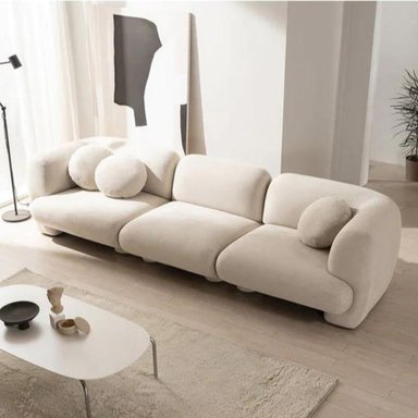 SOFÁ FLEITAS DECO LOOVAR 3 CUERPOS 1 CUERPOS BEIGE