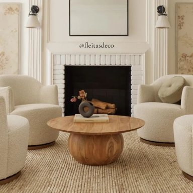 MESA DE CENTRO HEIDI MDF ENCHAPADO