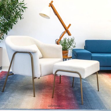 DÚO POLTRONA Y PUFF TOKIO