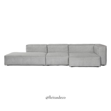 SOFÁ SECCIONAL NOVO DE 3 CUERPOS