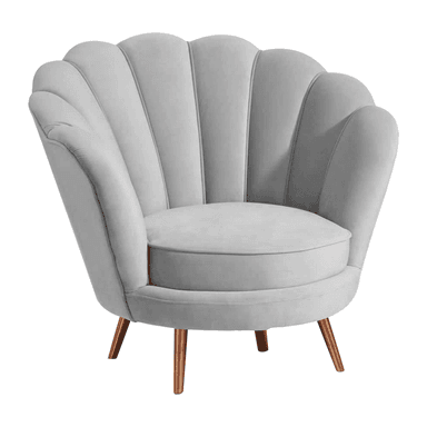 BUTACA AZYA MUEBLES ABANICO GRIS