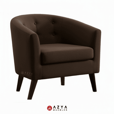 BUTACA DALILA AZYA MUEBLES MARRÓN - 1