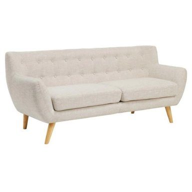 SOFÁ VINTAGE DE 3 CUERPOS - HUESO