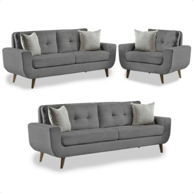 JUEGO SALA AZYA MUEBLES 3-2-1 THIAGO