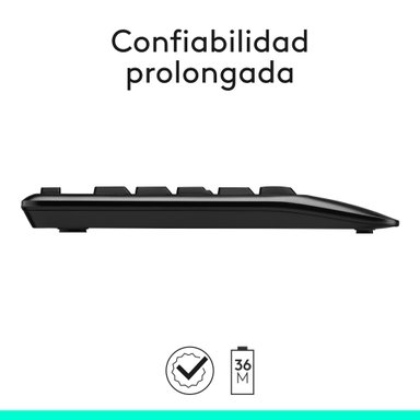 TECLADO LOGITECH + MOUSE INALÁMBRICO MK345 - 5