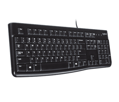 Teclado USB plug-and-play K120 Logitech Negro - 3