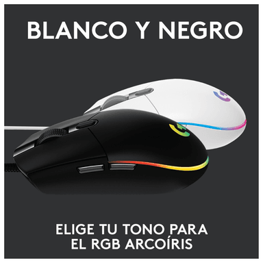 MOUSE LOGITECH G203 RGB WHITE - 6