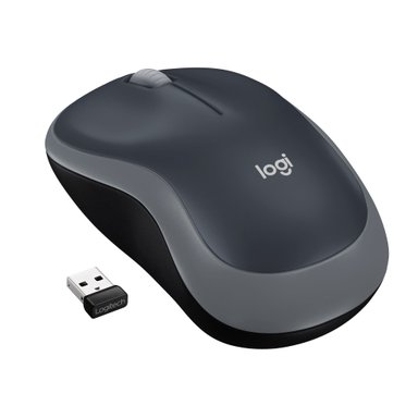 MOUSE LOGITECH INALÁMBRICO M185 GREY - 1