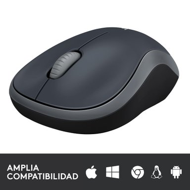MOUSE LOGITECH INALÁMBRICO M185 GREY - 4