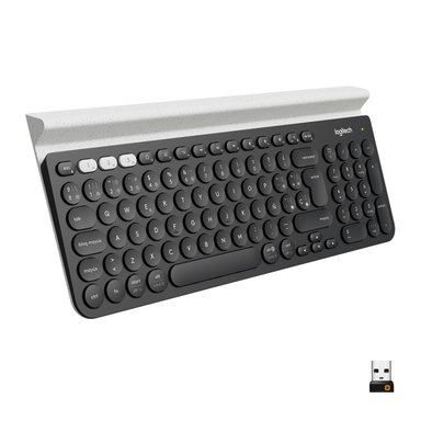 Teclado inalámbrico Bluetooth multidispositivo K780 Negro - 1