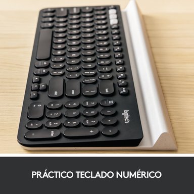 Teclado inalámbrico Bluetooth multidispositivo K780 Negro - 2