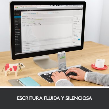 Teclado inalámbrico Bluetooth multidispositivo K780 Negro - 4