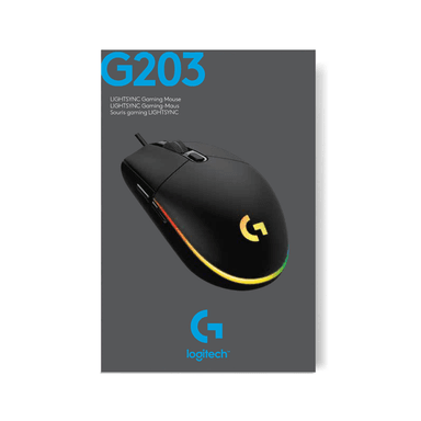 Mouse Logitech G203 LIGHTSYNC para Gaming Negro - 9