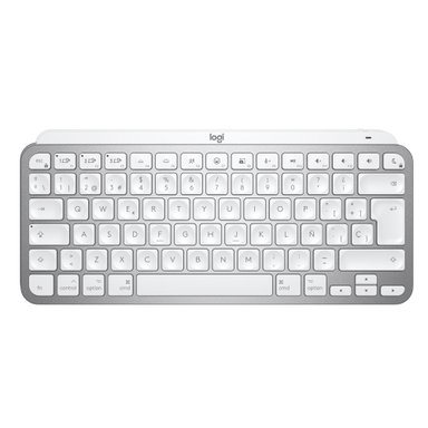 Teclado Inalámbrico Minimalista Logitech MX Keys Mini Pale Grey - 1