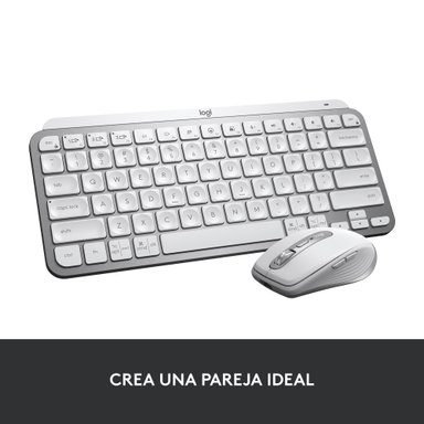 Teclado Inalámbrico Minimalista Logitech MX Keys Mini Pale Grey - 6