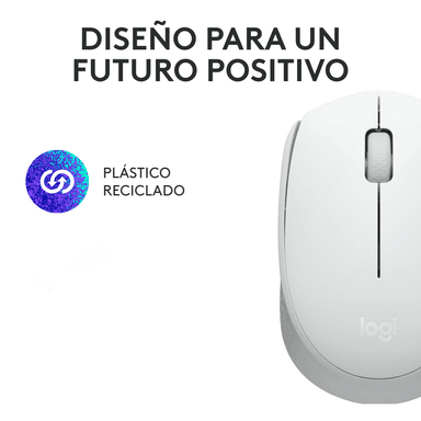 MOUSE INALÁMBRICO LOGITECH M170 WHITE - 8