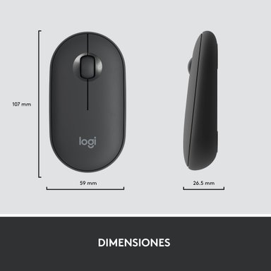 Combo teclado y mouse inalámbrico Logitech MK470 Slim Negro - 8