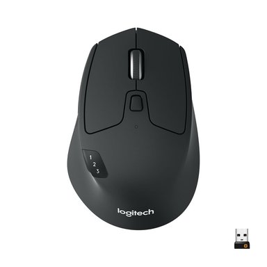 Mouse Inalámbrico Logitech M720 Triathlon Negro - 1