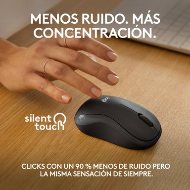 MOUSE INALÁMBRICO LOGITECH BLUETOOTH M240 SILENT WIRELESS BLACK - 2