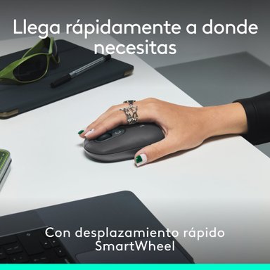Combo teclado y mouse Logitech POP Icon Grafito - 5